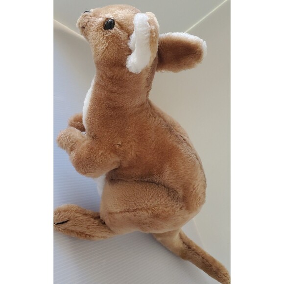 Vintage Dakin KANGAROO Baby JOEY 1975 Cabbie Plush Stuffed Animal 12” Tan Toy - Picture 13 of 13